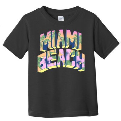 Vintage Miami Beach  Toddler T-Shirt