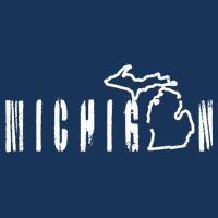 Vintage Michigan Mitten Doggie Tank