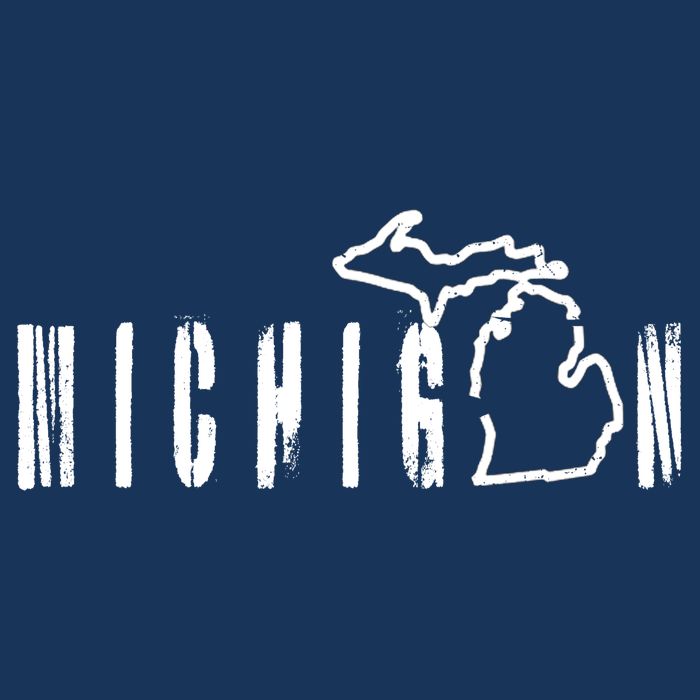 Vintage Michigan Mitten Doggie Tank
