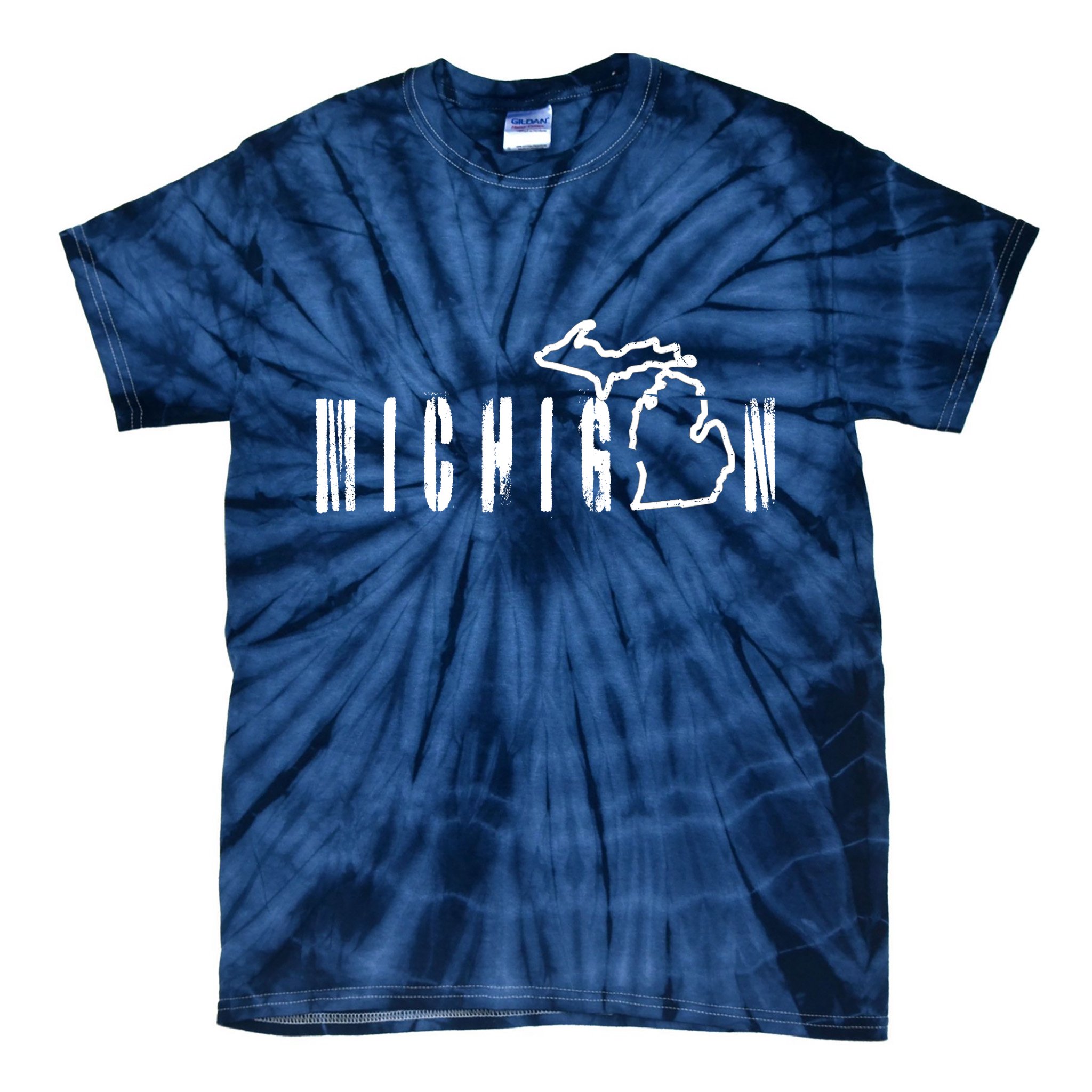 Vintage Michigan Mitten Tie-Dye T-Shirt