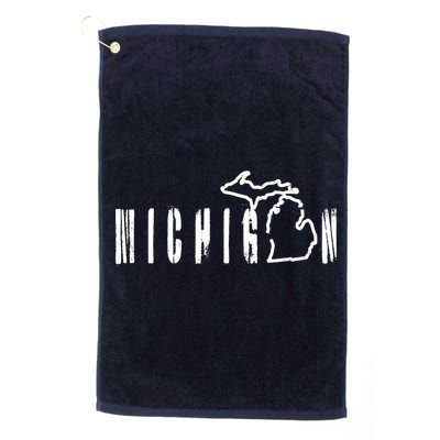 Vintage Michigan Mitten Golf Towel