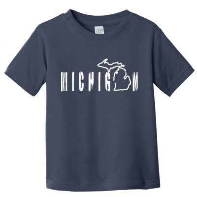 Vintage Michigan Mitten Toddler T-Shirt