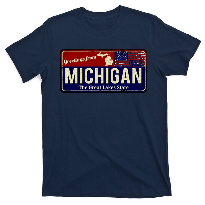 Vintage Michigan Sign T-Shirt