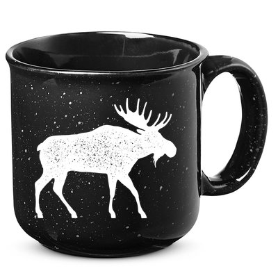 Vintage Moose 15oz Campfire Ceramic Mug
