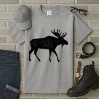 Vintage Moose Tall T-Shirt