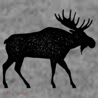 Vintage Moose Tall T-Shirt