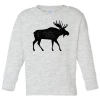 Vintage Moose Toddler Long Sleeve Shirt