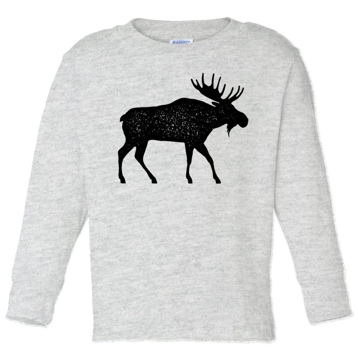 Vintage Moose Toddler Long Sleeve Shirt