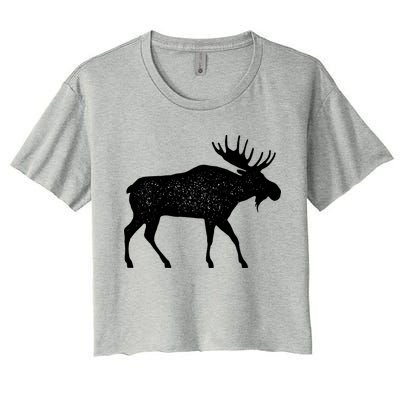 Vintage Moose Crop Top