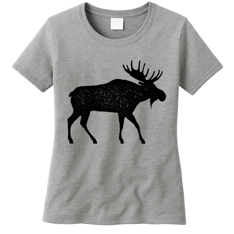 Vintage Moose Womens T-Shirt