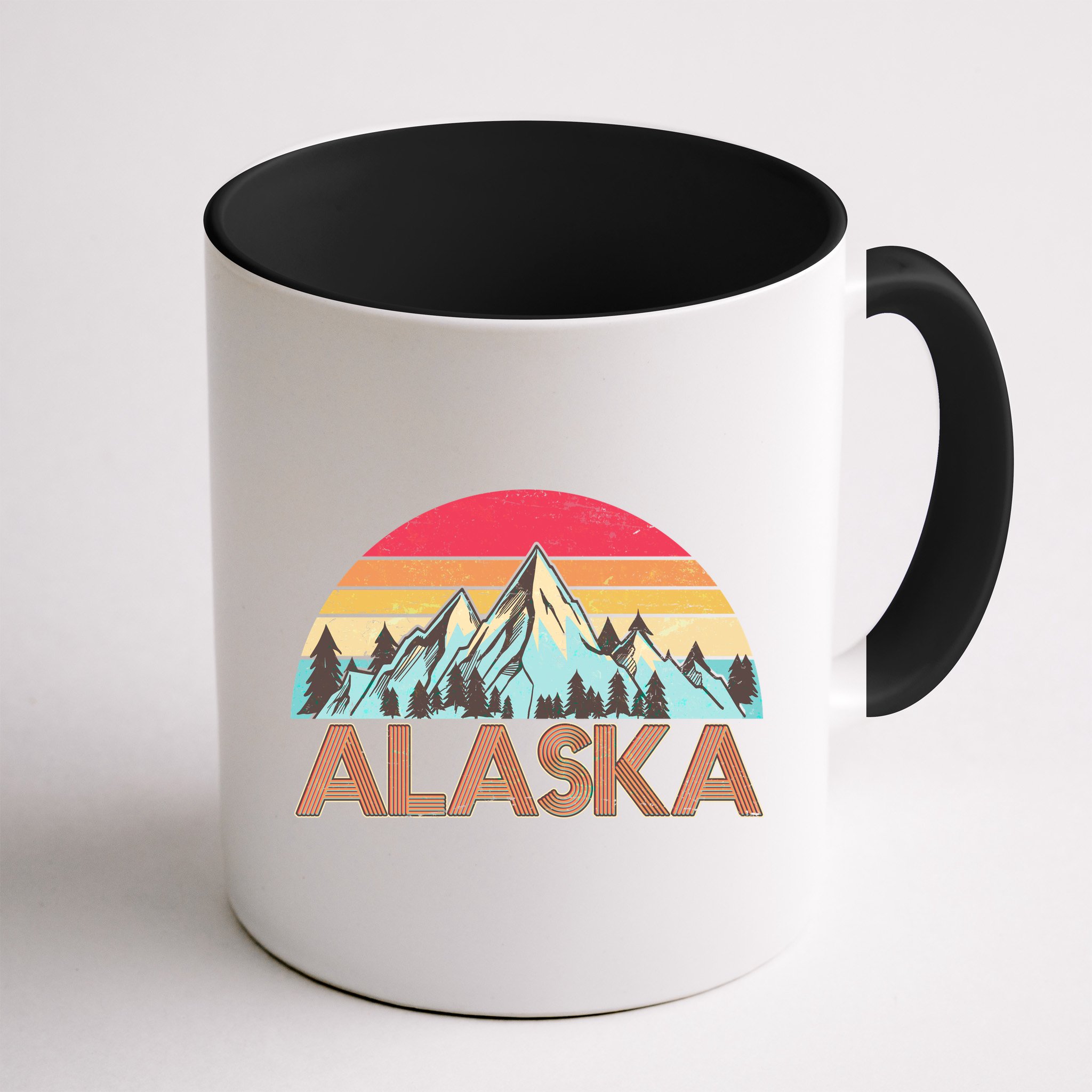Vintage Mountains Of Alaska Mug