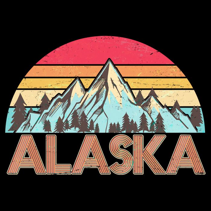 Vintage Mountains Of Alaska Mug