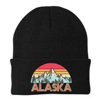 Vintage Mountains Of Alaska Beanie