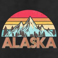 Vintage Mountains Of Alaska Beanie