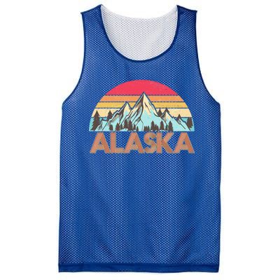 Vintage Mountains Of Alaska Mesh Reversible Basketball Jersey Tank