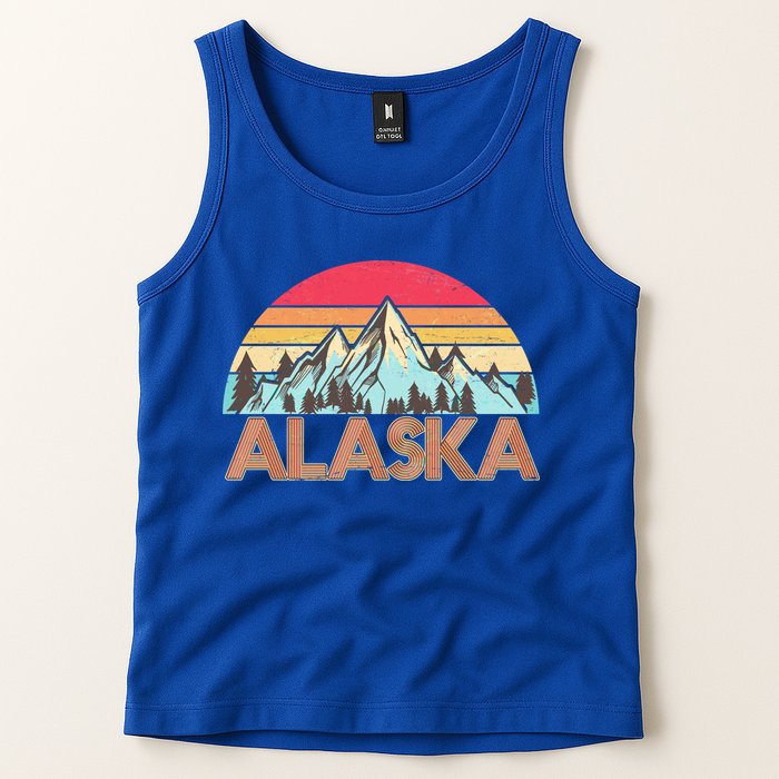 Vintage Mountains Of Alaska Tank Top