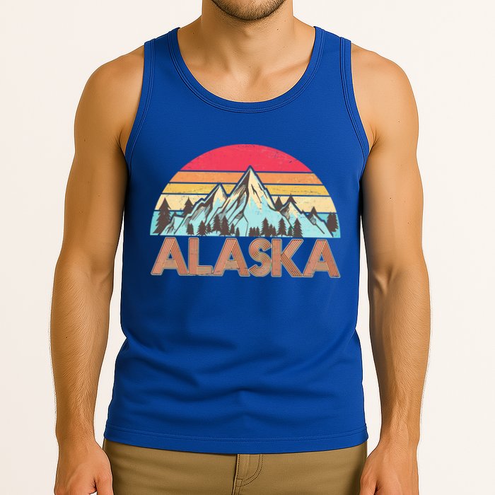 Vintage Mountains Of Alaska Tank Top