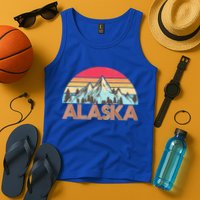 Vintage Mountains Of Alaska Tank Top