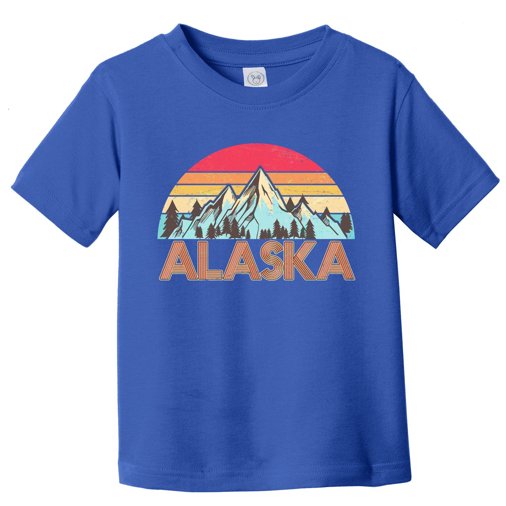 Vintage Mountains Of Alaska Toddler T-Shirt