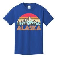 Vintage Mountains Of Alaska Kids T-Shirt