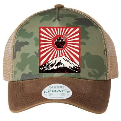 Vintage Mt Fuji Ramen Legacy Tie Dye Trucker Hat