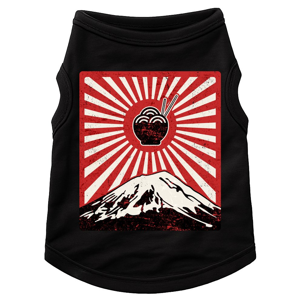 Vintage Mt Fuji Ramen Doggie Tank