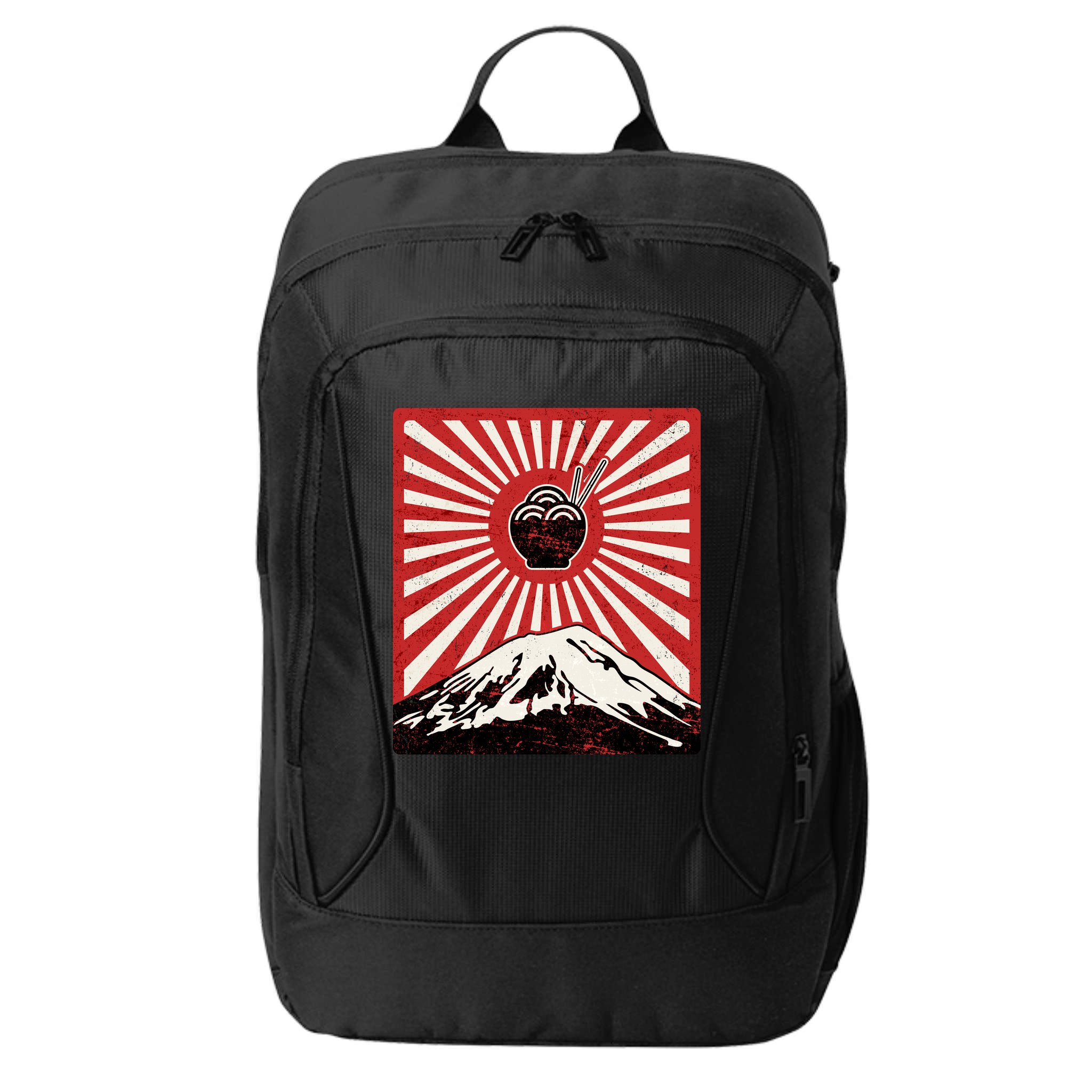 Vintage Mt Fuji Ramen City Backpack
