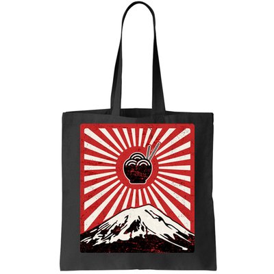 Vintage Mt Fuji Ramen Tote Bag