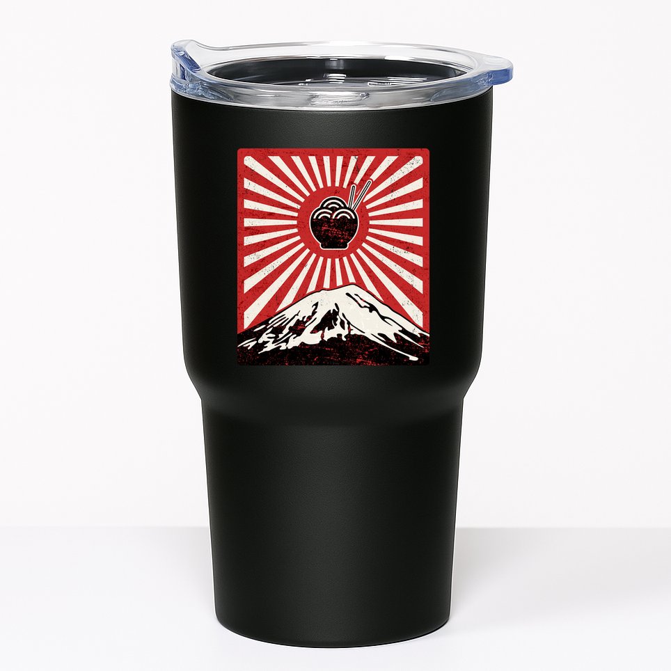 Vintage Mt Fuji Ramen Tumbler