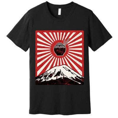 Vintage Mt Fuji Ramen Premium T-Shirt