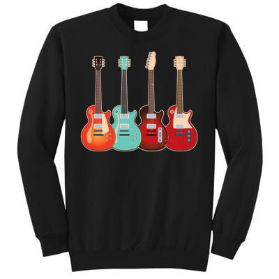 Vintage Multi Guitars Music Sweatshirt