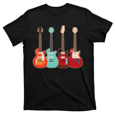 Vintage Multi Guitars Music T-Shirt