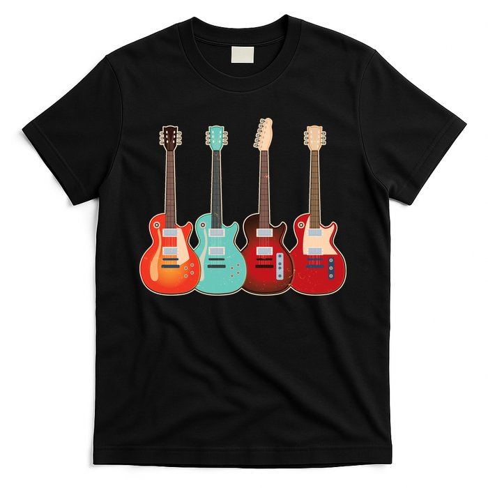 Vintage Multi Guitars Music T-Shirt