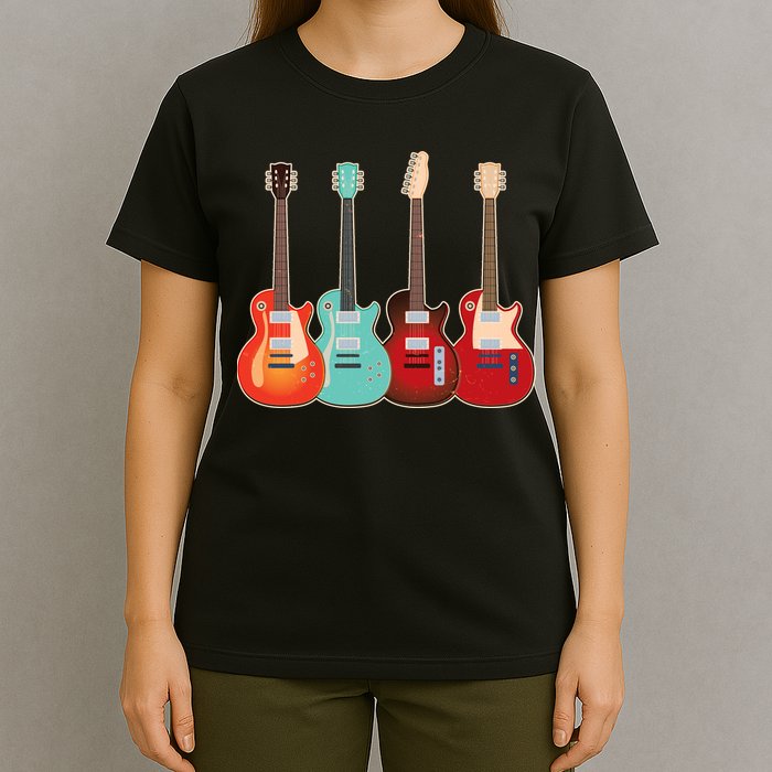 Vintage Multi Guitars Music T-Shirt