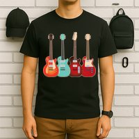 Vintage Multi Guitars Music T-Shirt
