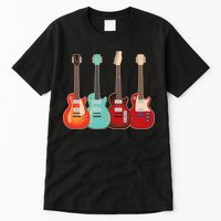 Vintage Multi Guitars Music Tall T-Shirt