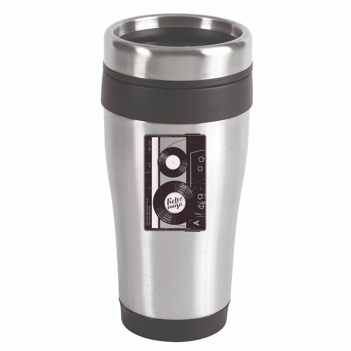 Vintage Music Cassette Tape Classic 16oz Travel Tumbler