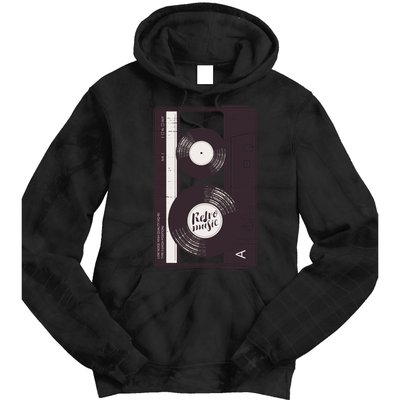 Vintage Music Cassette Tape Classic Tie Dye Hoodie