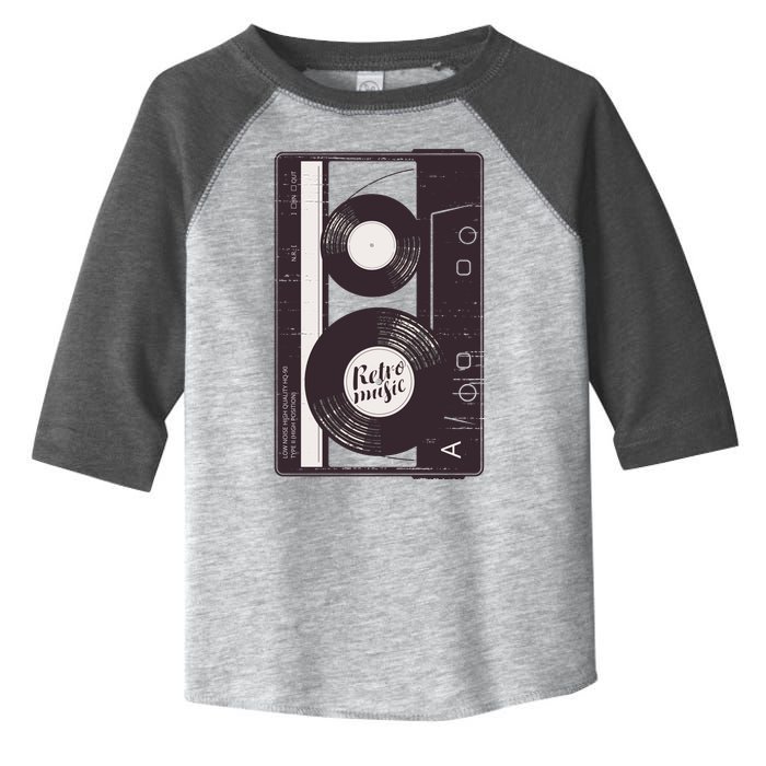 Vintage Music Cassette Tape Classic Toddler Fine Jersey T-Shirt