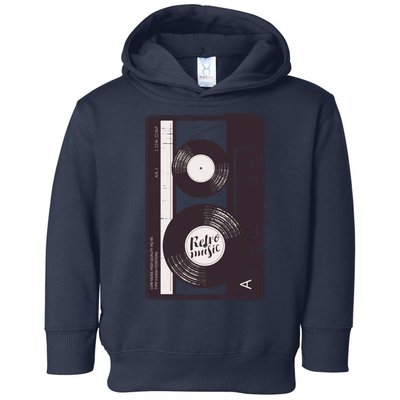 Vintage Music Cassette Tape Classic Toddler Hoodie