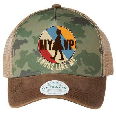 Vintage My VP Looks Like Me Ruby Bridges Emblem Legacy Tie Dye Trucker Hat