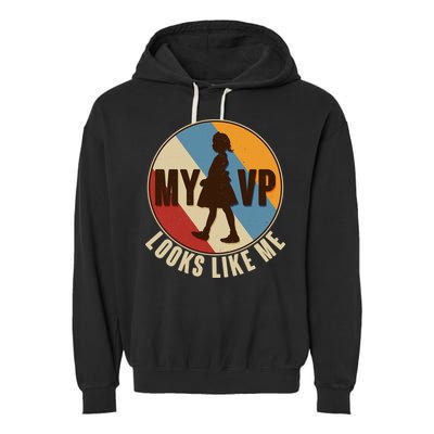 Vintage My VP Looks Like Me Ruby Bridges Emblem Garment-Dyed Fleece Hoodie