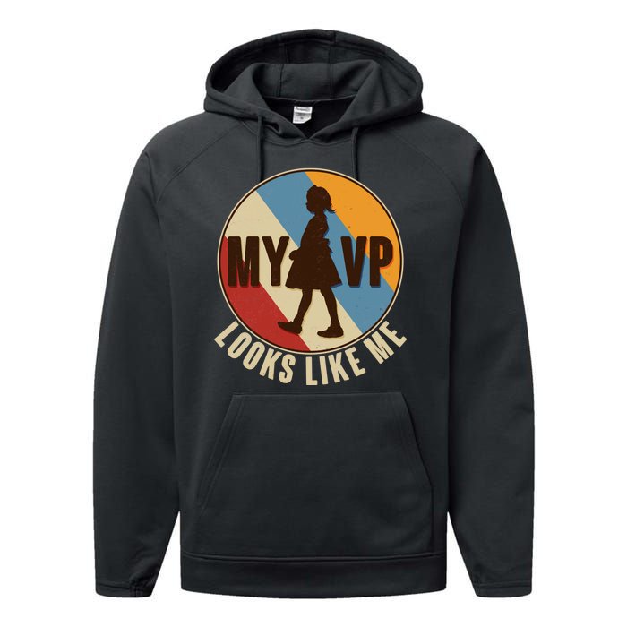 Vintage My VP Looks Like Me Ruby Bridges Emblem Performance Fleece Hoodie