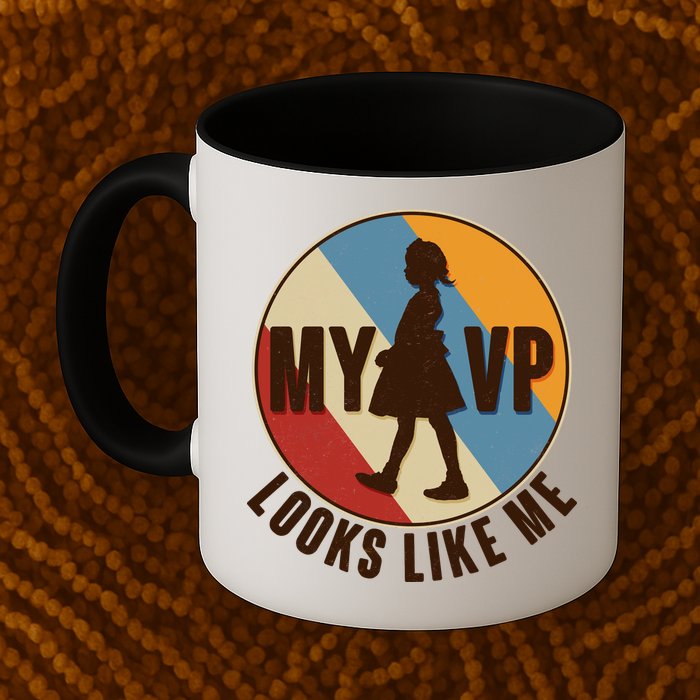 Vintage My VP Looks Like Me Ruby Bridges Emblem Mug