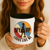 Vintage My VP Looks Like Me Ruby Bridges Emblem Mug