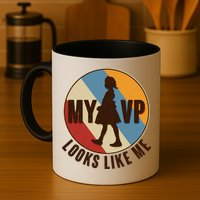 Vintage My VP Looks Like Me Ruby Bridges Emblem Mug