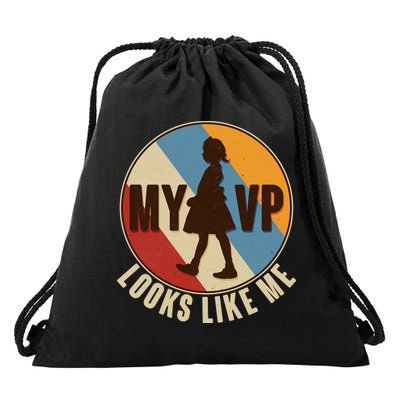 Vintage My VP Looks Like Me Ruby Bridges Emblem Drawstring Bag