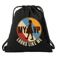 Vintage My VP Looks Like Me Ruby Bridges Emblem Drawstring Bag