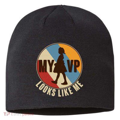 Vintage My VP Looks Like Me Ruby Bridges Emblem Sustainable Beanie