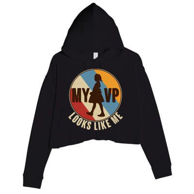 Vintage My VP Looks Like Me Ruby Bridges Emblem Crop Fleece Hoodie